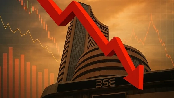 सेंसेक्स 600 अंक से ज्यादा टूटा, बैंकिंग शेयरों में भारी बिकवाली; वैश्विक तनाव का असर।